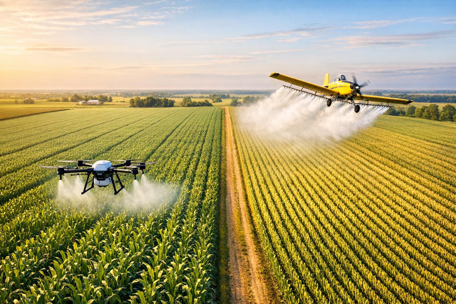 Spray Drone vs Crop Duster: Cost Comparison