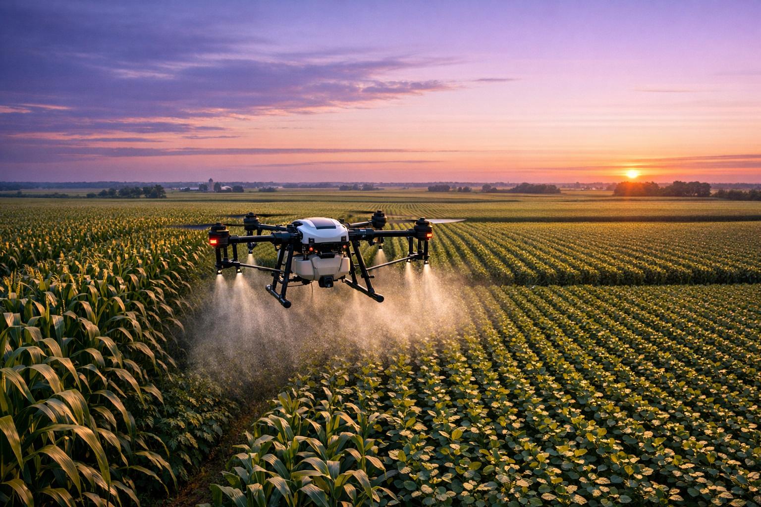 30-Hour Drone Spraying: Corn & Bean Fungicide Tips