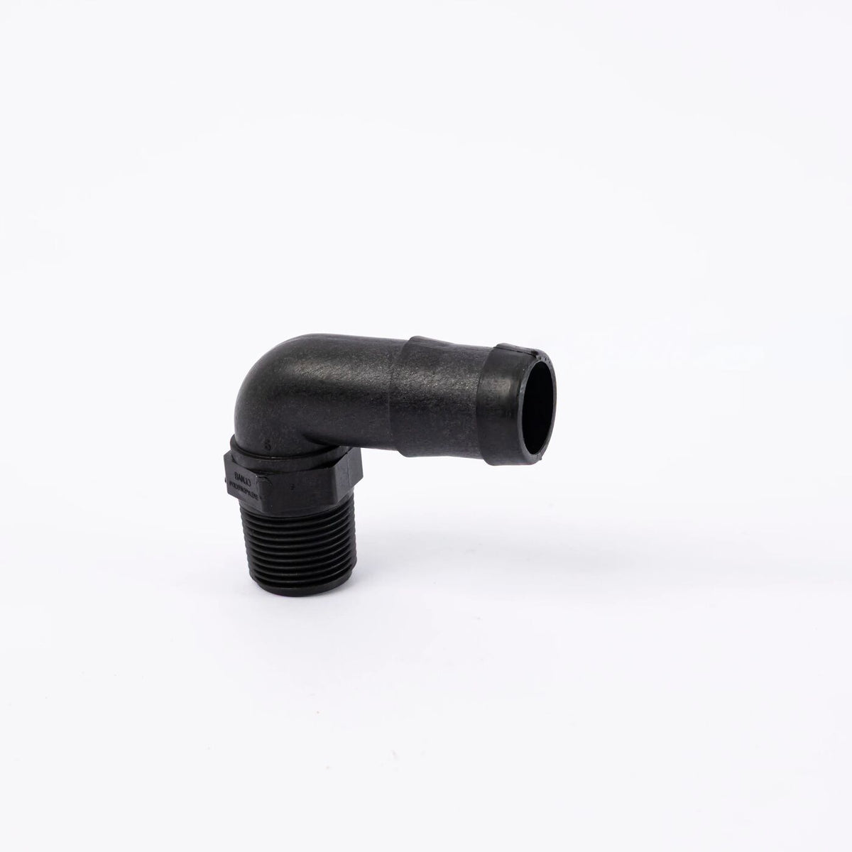 3/4" Male Thread x 1" 90 Deg Hose Barb - EL200-90