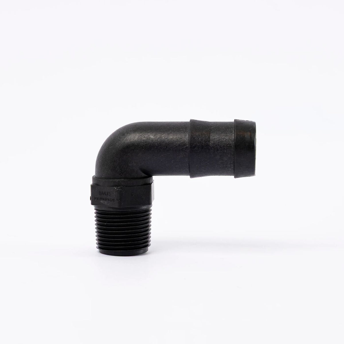 3/4" Male Thread x 1" 90 Deg Hose Barb - EL200-90