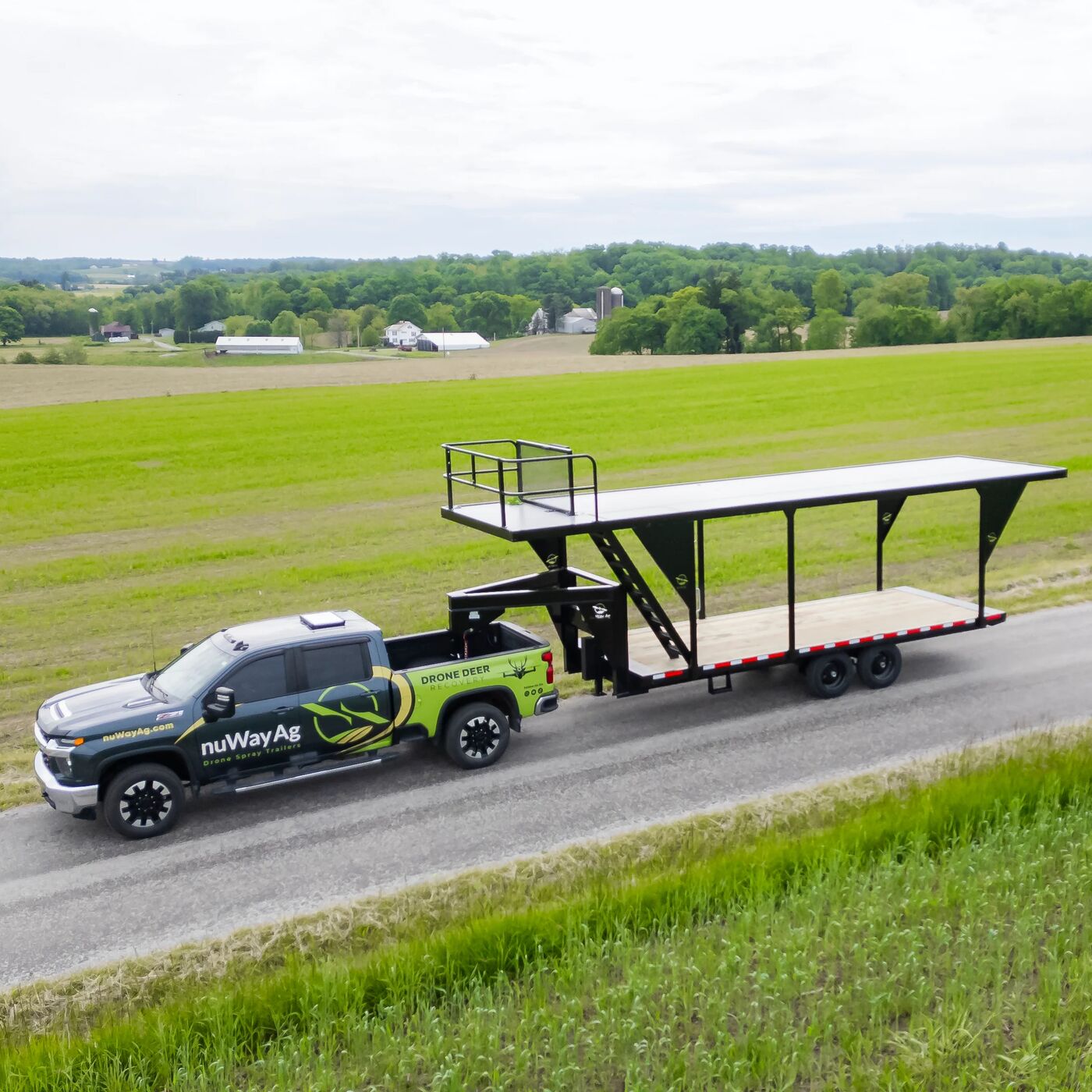 2025 nuWay Drone Trailer — Gooseneck Standalone