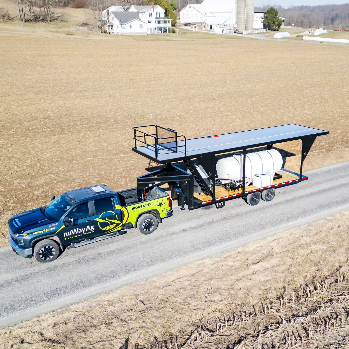2025 nuWay Drone Trailer — Gooseneck w/ Mike's Loadout